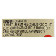 OIL, PURE SESAME, Pack of 12, Size 3.9 FZ - No Artificial Ingredients Dairy Free Yeast Free12 by Lee Kum Kee – 3.9 fl oz", Pack of 12