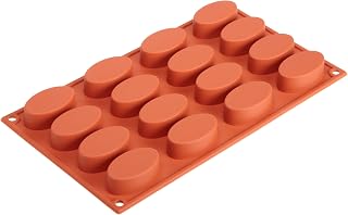 Silikomart Siliconflex Oval Mold, .78 Inch x 2.16 Inch