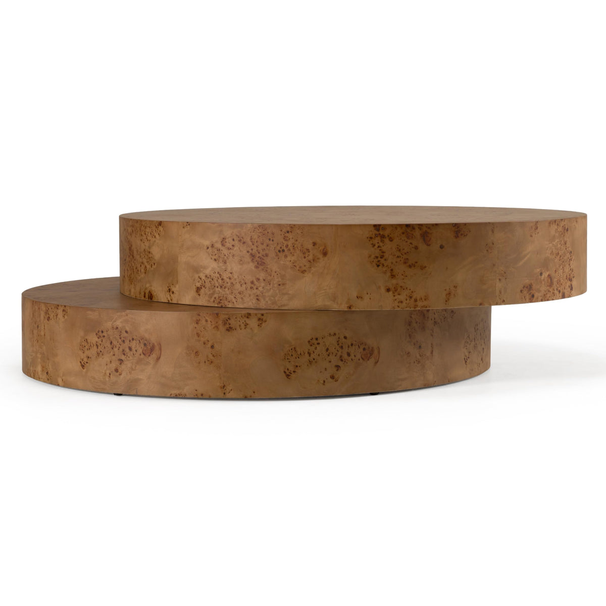 Ely - Modern Faux Burl Coffee Table by Limari Home – Wood, Beige, Model LIM-83159