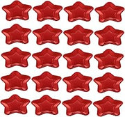 30pcs Disposable Paper Plates with Five Pointed Star Pattern Stylish Party Supplies for Birthdays Holidays and Events Sturdy and Unique Design for Easy Clean Up