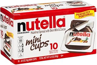 Nutella Hazelnut Spread Mini Cups - 10 Cups