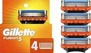 Gillette Fusion5 Mens Razor Blade Refills, 4 Count, Lubrastrip for a More Comfortable Shave