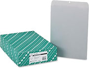 Quality Park 38610 Clasp Envelope, 12 x 15 1/2, 28lb, Executive Gray, 100/Box