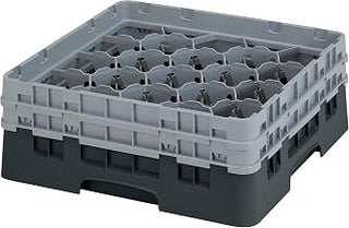 Cambro 20S434110 20 Compartment Camrack 5 1/4" Black Case of 4