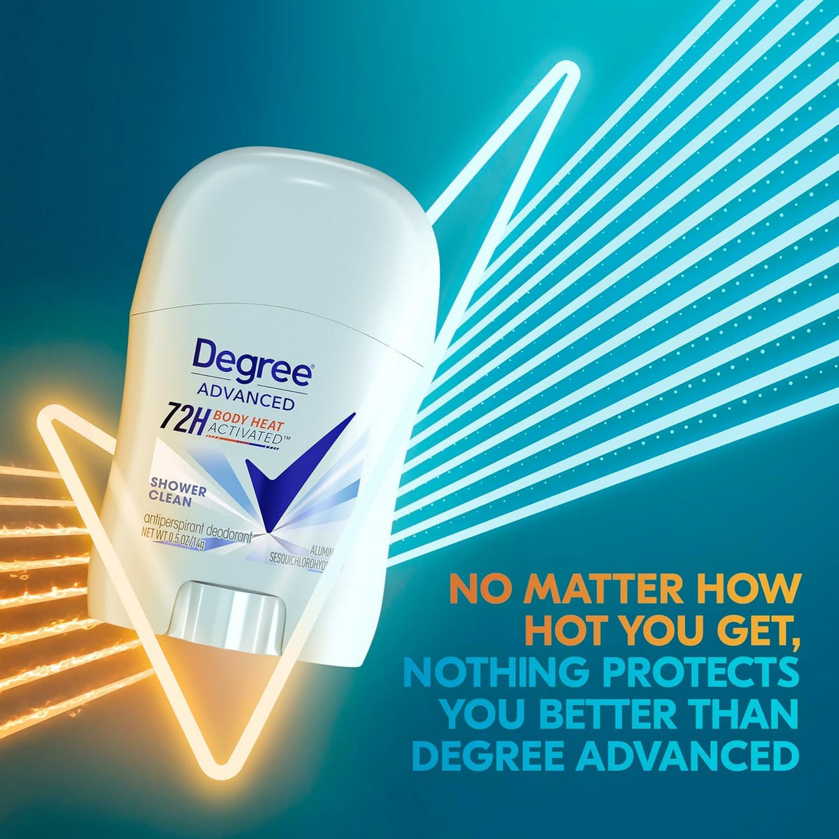 Advanced Antiperspirant Deodorant by Degree – 0.5 Ounce (Pack of 6), Pack of 6, Model PPAX1407240