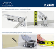 0058 Safeguard Radial Latch Strike by Kason – Vinyl, Model 10058005002