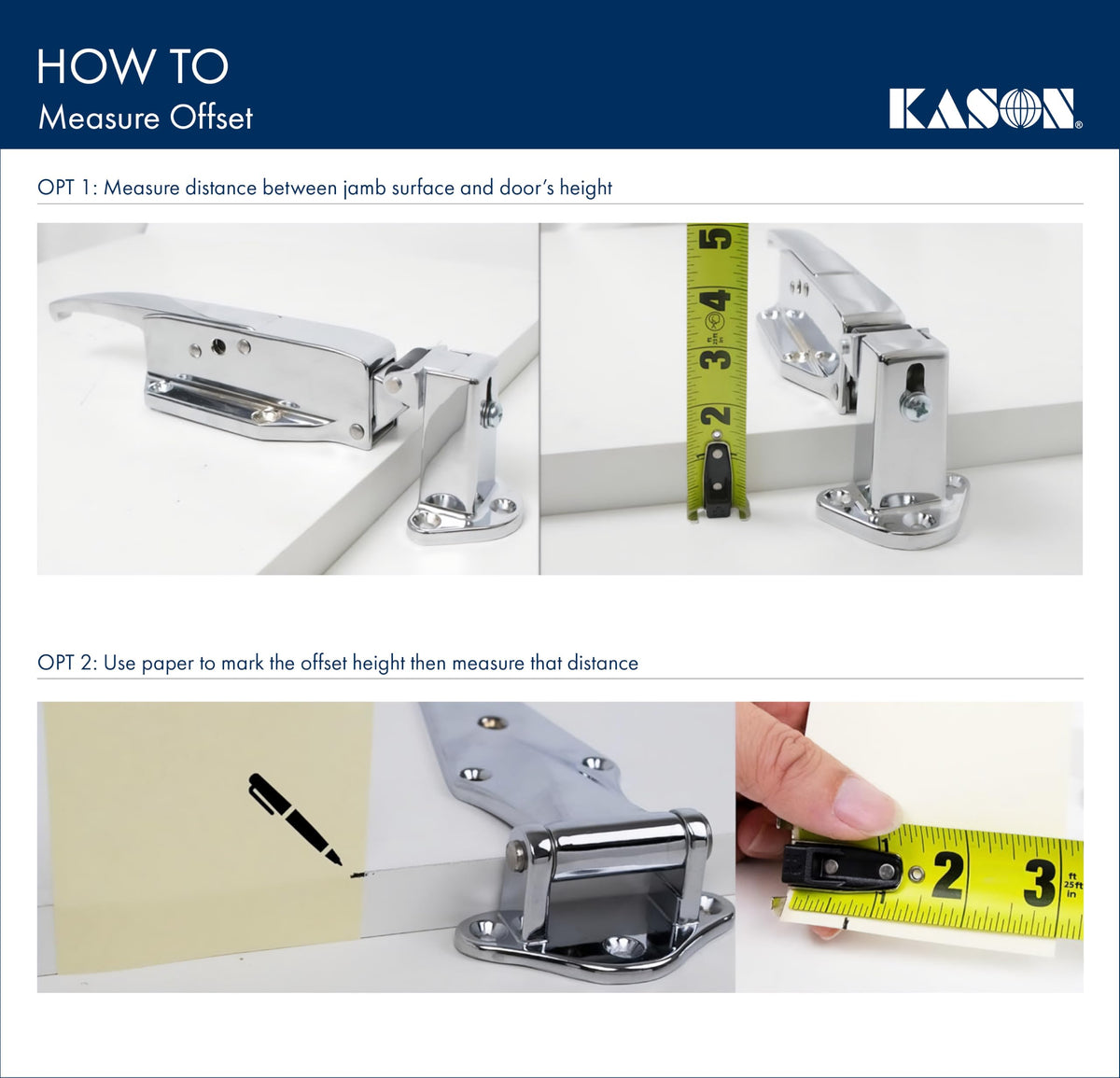 0058 Safeguard Radial Latch Strike by Kason – Vinyl, Model 10058005002