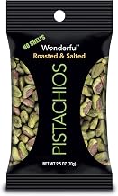 Wonderful Roasted and Salted Shelled Pistachio, 2.5 Ounce -- 24 per case.