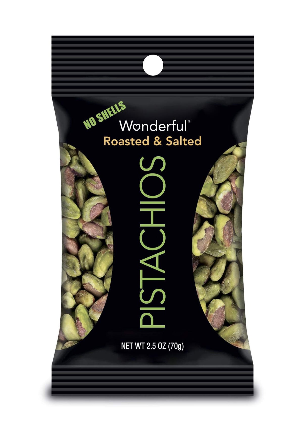 Wonderful Roasted and Salted Shelled Pistachio by Wonderful Pistachios – 24 pack, Pack of 24