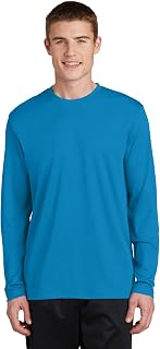 SPORT-TEK PosiCharge RacerMesh Long Sleeve Tee | Workout T-Shirt for Men & Women, Casual Athletic Fit Gym Clothing