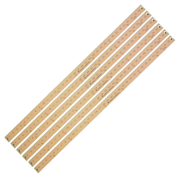 Wood Yardstick by Charles Leonard – Wood, Multi-coloured - Multi-coloured, Model CHL77565-6
