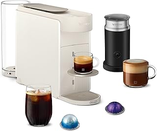 Nespresso Vertuo Up Coffee Machine with Milk Frother, White