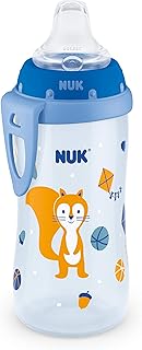 NUK Active Cup, 10 Oz, 1-Pack (1 Pack, Blue Squirrel)