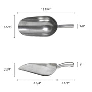 38 Oz Aluminum Scoop by Thunder Group – Aluminum, Silver, Model ALTWSC038P6
