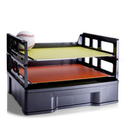 Recycled Drawer with Two Letter Trays by Officemate – Black, Model 26094