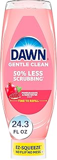 Dawn Gentle Clean EZ-Squeeze Dishwashing Liquid Dish Soap, Pomegranate and Rose Water Scent 24.3 fl oz