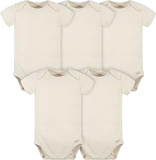 Gerber Baby Boys & Girls 5-Pack Premium Soft Cotton Bodysuits Onesies