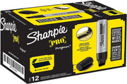 Magnum Permanent Marker by Sharpie – Aluminum, Black, Pack of 12, Model 44001BX