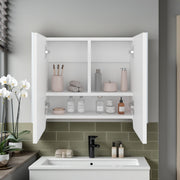 16" Argos Medicine Cabinet by DEPOT E-SHOP – Engineered Wood, White, Model DE-GLB11582