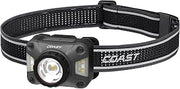 Coast FLX27R 1300 Lumens Voice Control Headlamp, USB-C Rechargeable +, Flood/Spot/Red/Greem Beams, Water Resistant