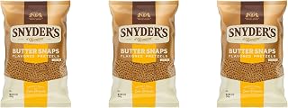 Snyder's of Hanover Butter Snaps Pretzels, 12 Oz Bag, (Pack of 3)