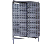 QUANTUM STORAGE SYSTEMS 77" H x 48" W x 18" D / 336 Drawers Free Standing Slider Systems Gray / Gray Standing Shelf Units
