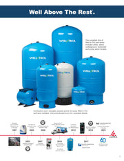 Well Pressure Tank by Amtrol – High Stainless Steel, Black, Model WX-350