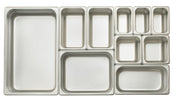 Winco 4" Deep / 1 / Stainless Steel Storage & Transport