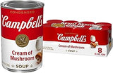 Campbell's Condensed Cream of Mushroom Soup, 10.5 oz Can (8 Pack)