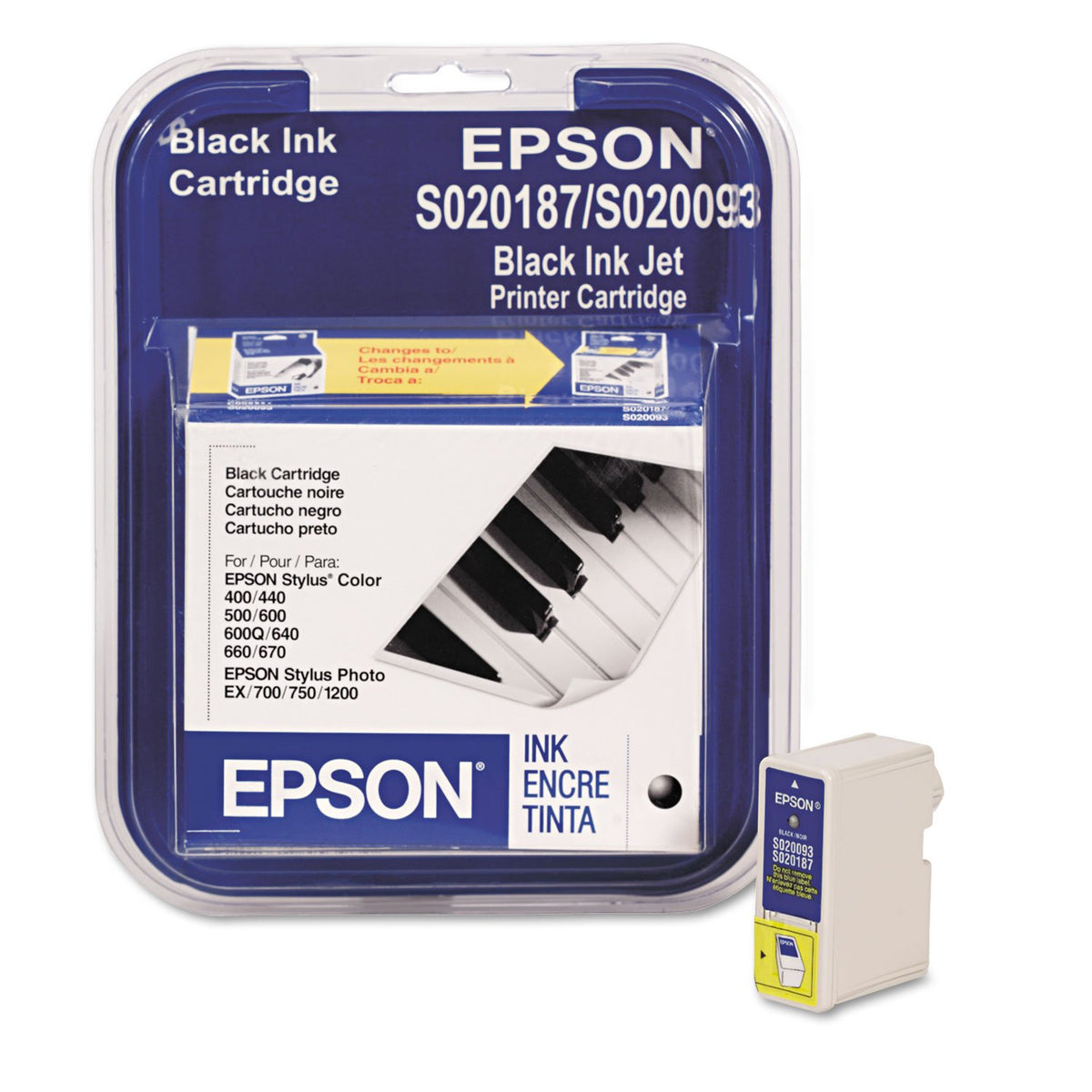 Ink Cartridge by Epson – Black, Model S187093