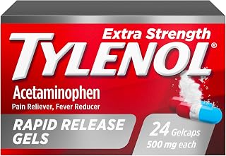 Tylenol Extra Strength Rapid Release Gels, 500 mg Acetaminophen, 24 ct