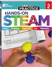 180 Days™: Hands-On STEAM for Grade 2: Practice, Assess, Diagnose (180 Days of Practice)