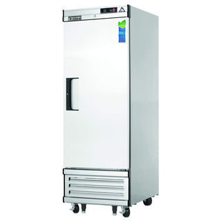 27" Solid Door Upright Reach-in Refrigerator by Everest Refrigeration – 27" Wide, 21.0 cubic_feet, Stainless Steel, Silver Grey, Model EBR1