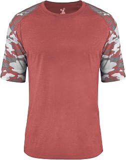 Vintage Camo Sport Tri-Blend Tee by Badger