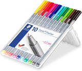 Triplus Fineliner 0.3 mm Porous Point Pen 334 - SB by STAEDTLER – 1 Count (Pack of 10), Plastic, Assorted Colours, Model 334 SB10