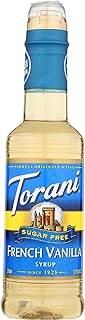 Torani French Vanilla Syrup, Sugar Free, 12.7 Fluid Ounces (Pack Of 4)