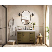 Elegant Kitchen and Bath 42" Single Bathroom Vanity in Chestnut Brown by Elegant Lighting – unspecified, Wood, Chestnut Brown, Model VF60642MCB