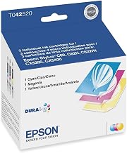Epson DURABrite Inkjet Cartridge Color Multipack (1 Cyan, 1 Magenta, 1 Yellow) (T042520)