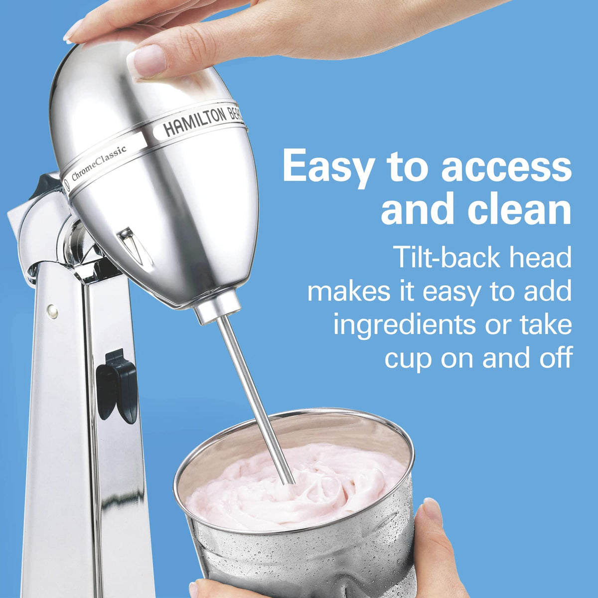 Hamilton Beach Classic Chrome / Extra-Large 28 oz. / 1 Stand Mixers