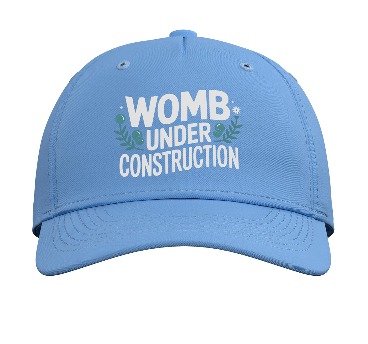 IVF in Vitro Fertilization Transfer Day Fertility Pregnancy Adjustable Printed Baseball Hat by IVF In Vitro Fertilization SteMi Apparel – Cotton, Light Blue