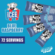 Blue Raspberry Singles To Go - Pack of 3 - Powdered Drink Mix - Zero Sugar - 6 Sticks Per Box - 18 Servings by Icee – 0.63 Ounce (Pack of 3), Pack of 3, Model EWFJS2025_222.4