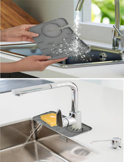 Silicone Faucet Splash Proof Pad by bepisof – Silicone, Grey, Model ZHHAO0275XX