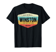 Winston Personalized Name - Winston T-Shirt by Winston Personalized Name Cld. – Black