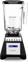 Blendtec Total Blender Classic (Black) & 90oz* WildSide+ Jar | Powerful and Reliable Kitchen Blender; 10 Speeds with Pulse; Six Preprogrammed Cycles for One Touch Consistent Blends