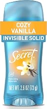Secret Invisible Solid Antiperspirant and Deodorant, Vanilla Scent, 2.6 oz (Pack of 4)