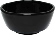 Thunder Group Classic black melamine dinnerware collection 16 oz, 5 1/8"x 2 5/8" bowl, comes in dozen