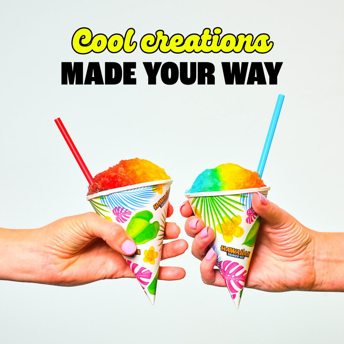 Kid-Friendly Electric Snow Cone Machine by Hawaiian Shaved Ice – 120V, Plastic, White, Model S700