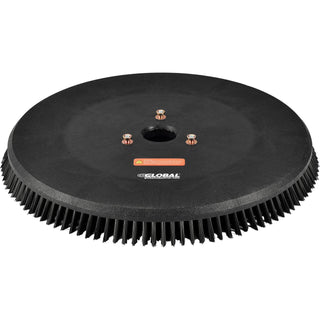 Scrub Brush for 22" Auto-Ride On Floor Scrubber by Global Industrial – 20.8"L x 20.8"W x 1.97"H, Plastic, Black, Model N150008G