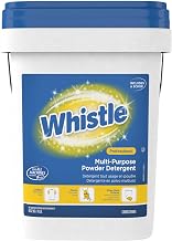 Diversey Whistle Multi-Purpose Laundry Detergent for Regular & High-Efficiency (HE) Machines, Commercial Bulk Fabric & Floor Cleaner, Powder with Fresh Citrus Scent, 19-Pounds
