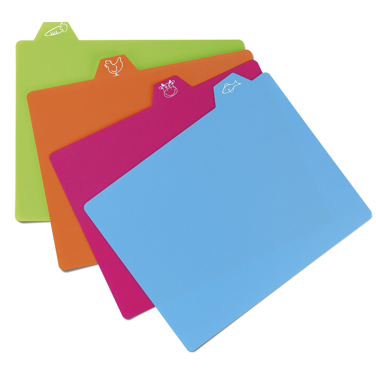 4 Piece Cutting Mats with Stand by Cuisinart – Multiple, Plastic, Multicolor, Model CCM-4PC